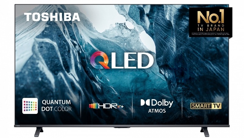 Телевизор Toshiba 65" 65M450RE серый DLED+QLED UHD 60Hz Smart TV VIDAA 2GB/8GB