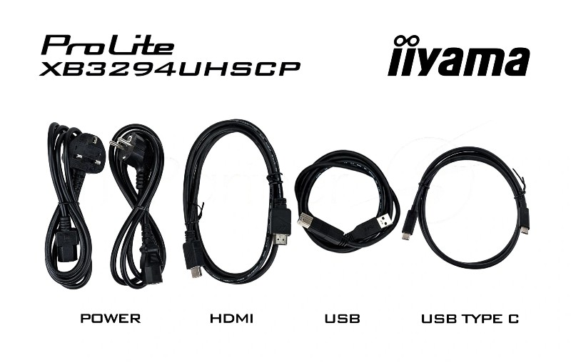 Монитор Iiyama 32" ProLite XB3294UHSCP-B1 черный VA LED 2ms 21:9 HDMI M/M матовая HAS 400cd 178гр/178гр 3440x2160 75Hz DP 4K USB 9.7кг