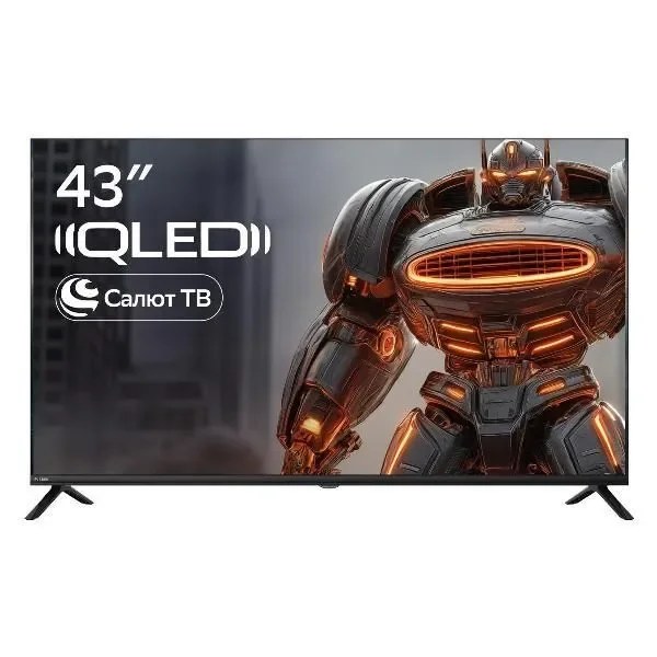 Телевизор Sber 43" SDX-43UQ6033 черный DLED UHD 60Hz Smart TV Салют ТВ 2GB/8GB