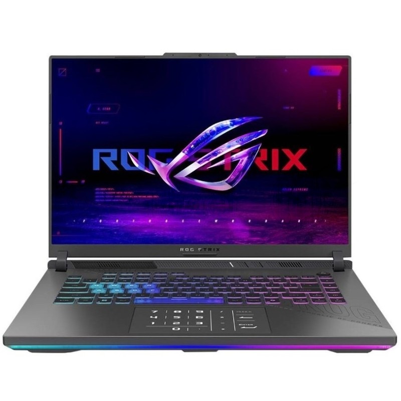 Ноутбук ASUS ROG Strix G16 G614PR-RV090/16"/IPS/AMD Ryzen 9 8940HX/32Gb/1Tb SSD/NVIDIA GeForce RTX 5070 Ti 12Gb/NoOS/темно-серый/2.50kg