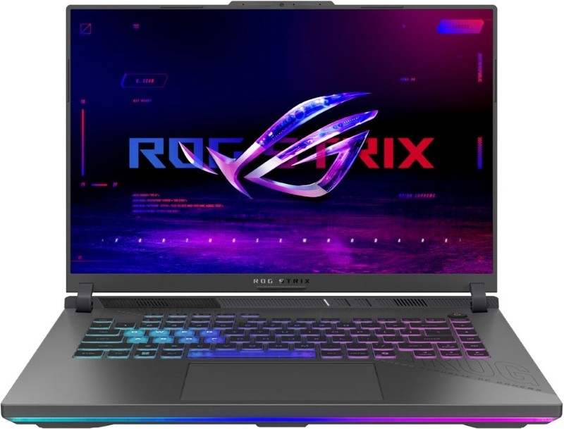 Ноутбук ASUS ROG Strix G16 G614PM-TS243/16"/IPS/AMD Ryzen 9 8940HX/16Gb/512Gb SSD/NVIDIA GeForce RTX 5060 8Gb/NoOS/темно-серый/2.50kg