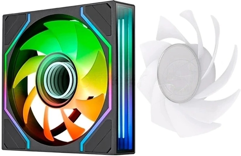 Вентилятор для корпуса Thermaltake Swafan 120 EX Infinity ARGB 120х120x25 черный 4-pin 32дБ (CL-F264-PL12SW-A) Ret