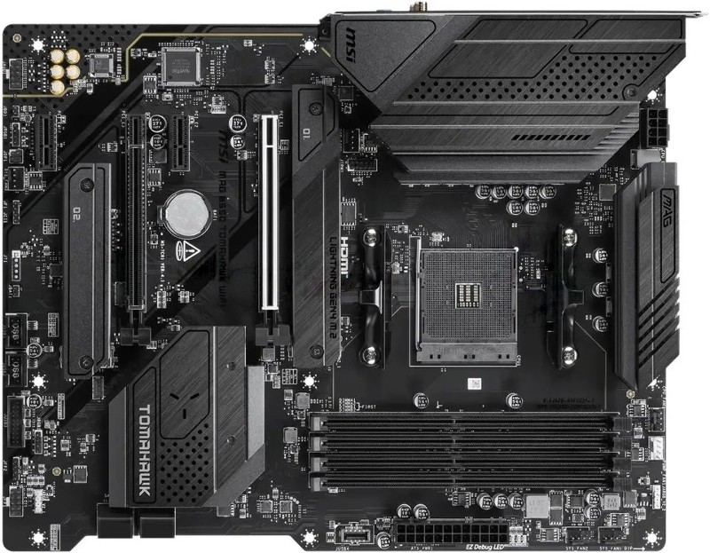 Материнская плата MSI MAG B550 TOMAHAWK WIFI, AM4, AMD B550, 4xDDR4, 6xSATA 6Gb/s, 2xM.2, 2xPCIe x16, 2xPCIe x1, 1xHDMI, 1xDisplayPort, 1x2.5GbE LAN, 2xUSB 2.0, 2xUSB 3.2 Gen 1, 2xUSB 3.2 Gen 2, 1xUSB 3.2 Gen 2 Type-C, 5x3.5 мм, 7.1, ATX