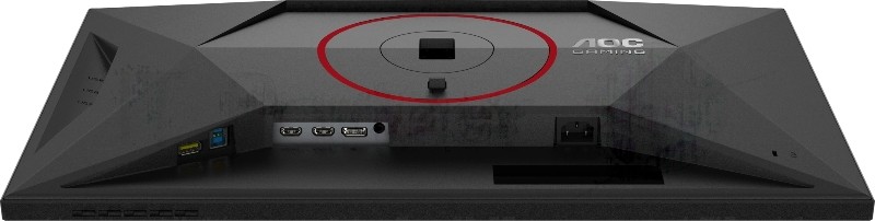 Монитор AOC 27" U27G4R черный/красный IPS LED 16:9 HDMI матовая HAS Piv 400cd 178гр/178гр 3840x2160 160Hz G-Sync DP 4K USB 6.35кг