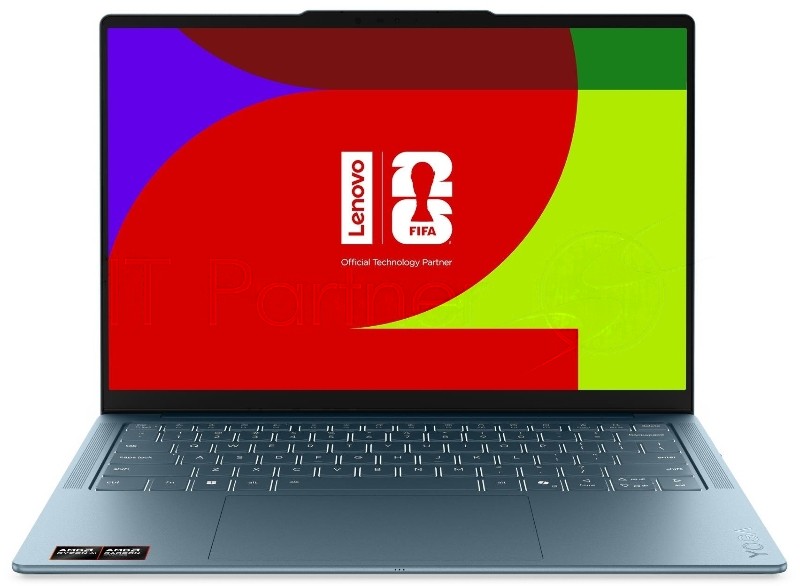 Ноутбук Lenovo Yoga Slim7 14AGP11/14"/OLED/AMD Ryzen AI 5 430/16Gb/512Gb SSD/AMD Radeon 840M/Windows 11 Home/бирюзовый/1.22kg