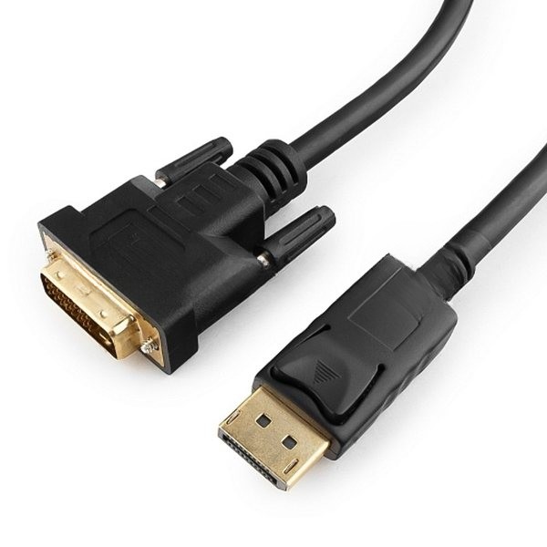Кабель DisplayPort-DVI Gembird/Cablexpert 1м, 20M/19M, черный, экран, пакет