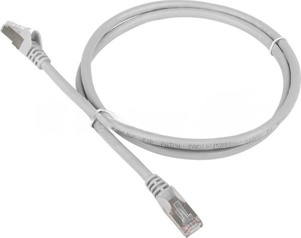 Кабель Patch cord Lanmaster TWT-45-45-1.5/S-GY 10 PCS 1.5м FTP Cat 5e серый