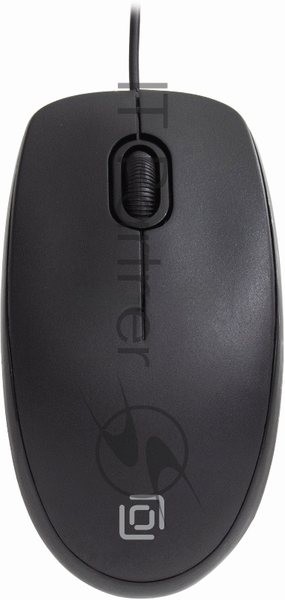 Мышь проводная Oklick 195M черный, 800 dpi, USB, кнопки - 3