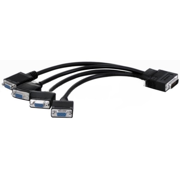 Кабель Matrox CAB-L60-4XAF Quad analog upgrade cable (Кабель для апгрейда 3-х портовой карты в 4-х портовую)