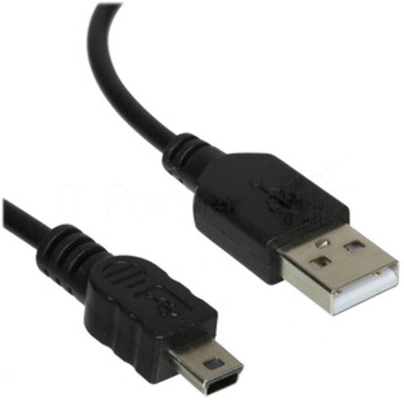 Кабель Rexant Шнур mini USB (male) - USB-A (male) 0.2M черный