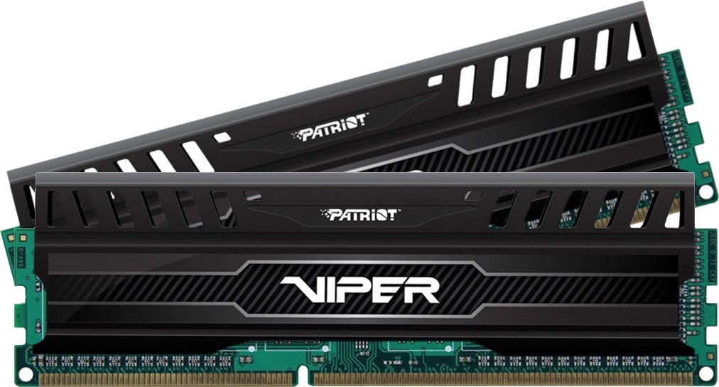 Оперативная память Patriot Viper 3, DDR3, 16GB (2x8 GB), 1866 MHz, CL10, DIMM, радиатор, черный
