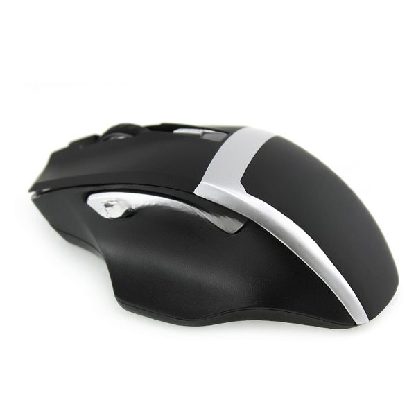 Мышь беспроводная Crown Gaming CMXG-801 черный, 1600 dpi, радиоканал, USB, кнопки - 7
