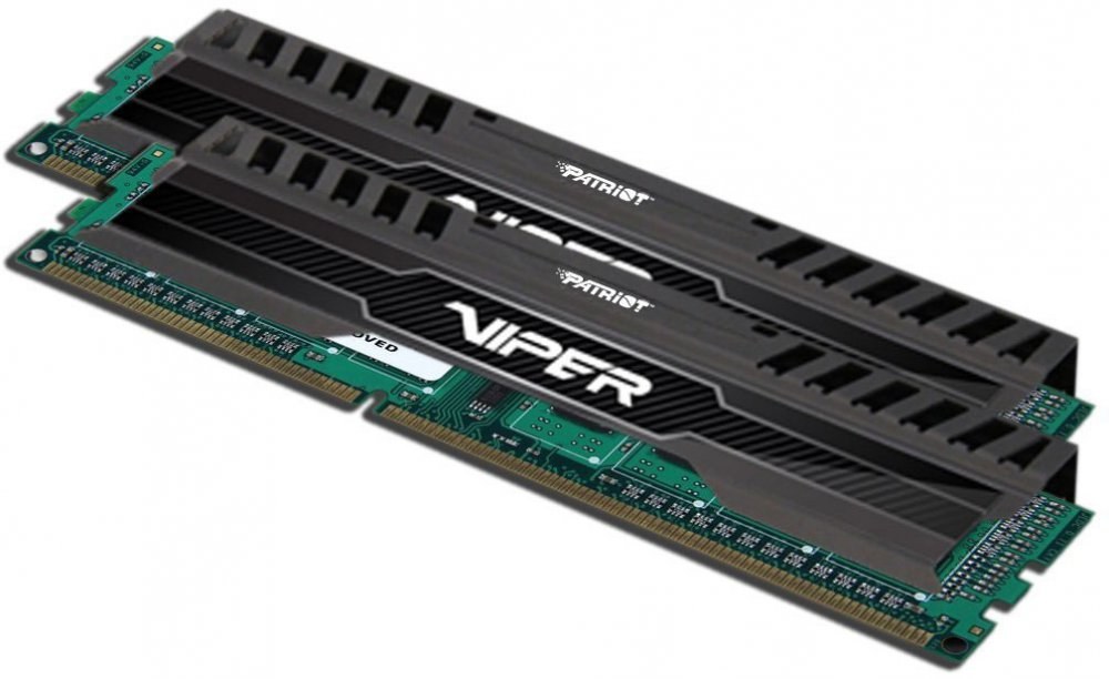 Оперативная память Patriot Viper 3, DDR3, 16GB (2x8 GB), 1600 MHz, CL10, DIMM, радиатор, черный
