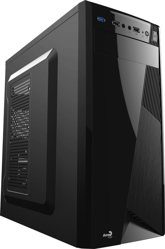 Компьютерный корпус Aerocool/Formula CS-1101 черный без БП ATX 2x120мм 1x140мм 2xUSB 2.0 1xUSB 3.0 audio