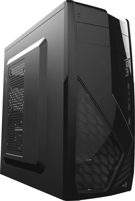 Компьютерный корпус Miditower Aerocool/Formula Cs-1102 черный ATX/micro ATX/mini ITX, USB 3.0 (без БП) 58133