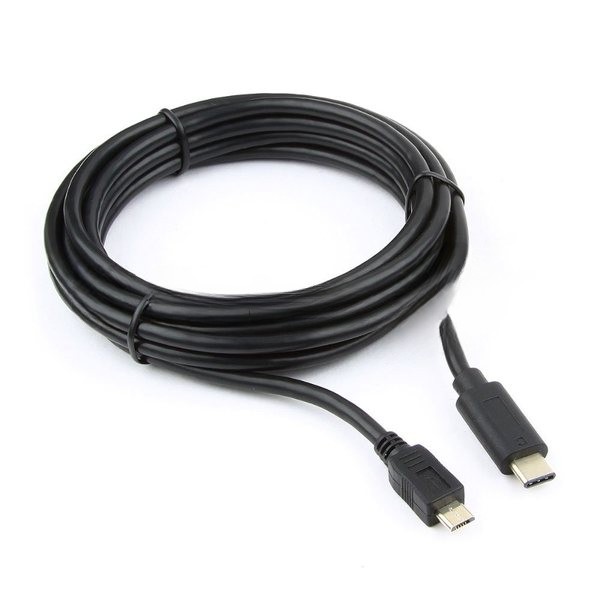 Кабель Cablexpert CCP-USB2-mBMCM-10 USB2.0 microBM/USB3.1TypeC, 3м, 