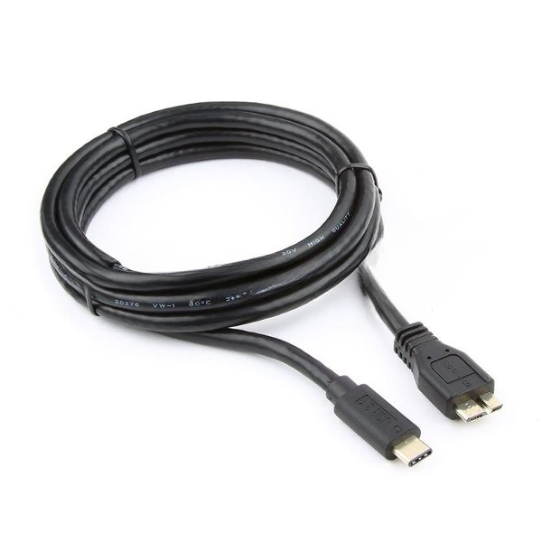 Кабель Cablexpert CCP-USB3-mBMCM-6 USB3.0 microBM/USB3.1TypeC, 1.8м, 