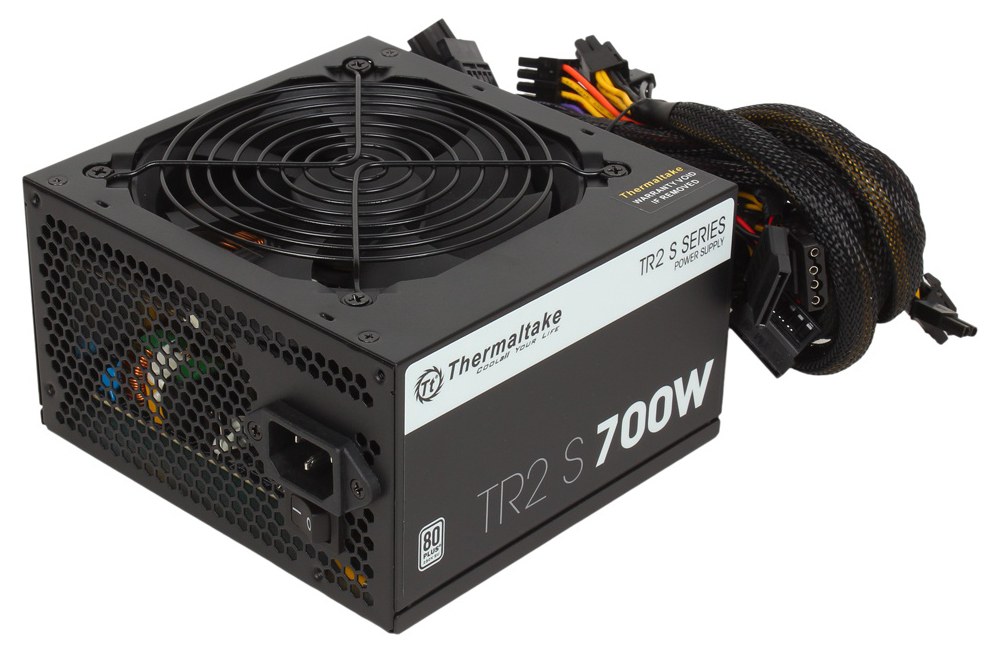 Блок питания Thermaltake TR2 S 700W (PS-TRS-0700NPCWEU-2), 700Вт, 80 PLUS, 120мм, черный