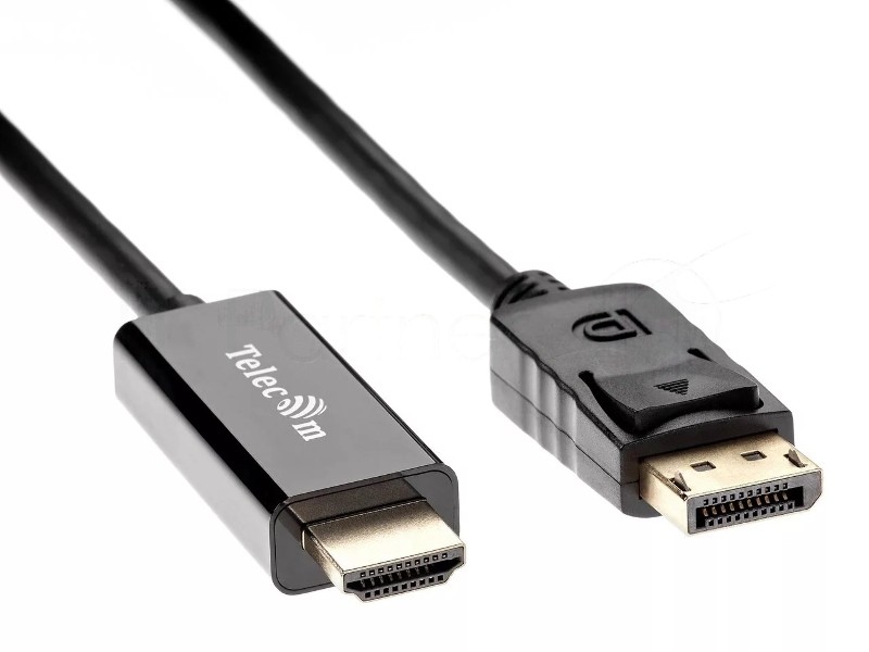 Кабель-переходник DisplayPort M-> HDMI M 1.8m Telecom TA494)