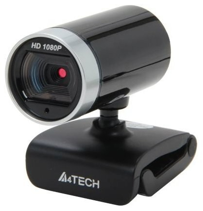 Веб-камера A4Tech PK-910H 1920x1080, 30 кадр/с, USB Type-A, микрофон (шумоподавление), универсальное крепление