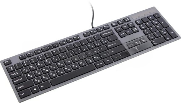 Клавиатура A4Tech KV-300H проводная, USB Type-A, серый