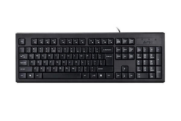 Клавиатура проводная A4Tech KR-83, USB, черный