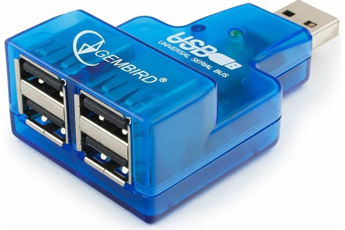 USB-концентратор Gembird UHB-CN224, USB 2.0, Mini USB 2.0 4-port, USB