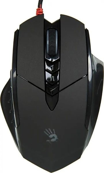 Мышь проводная A4Tech Bloody V7 черный, 3200 dpi, USB Type-A, кнопки - 8