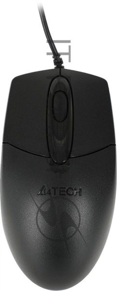 Мышь проводная A4Tech OP-720 черный, 1200 dpi, USB, кнопки - 3