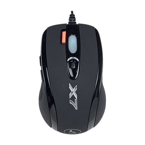 Мышь проводная A4Tech X-710BK черный, 2000 dpi, USB, кнопки - 7