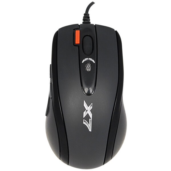 Мышь проводная A4Tech X-718BK черный, 3000 dpi, USB, кнопки - 7