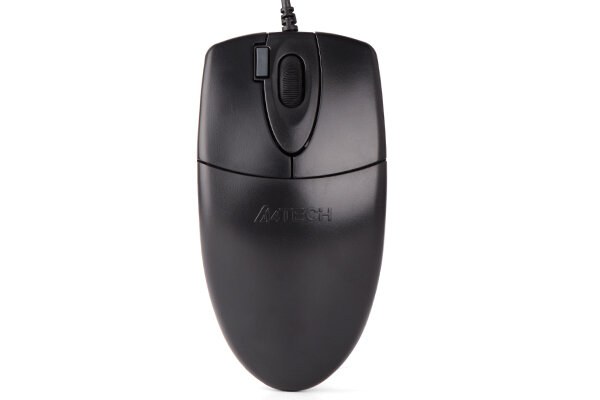 Мышь проводная A4Tech OP-620D черный, 1000 dpi, USB Type-A, кнопки - 4