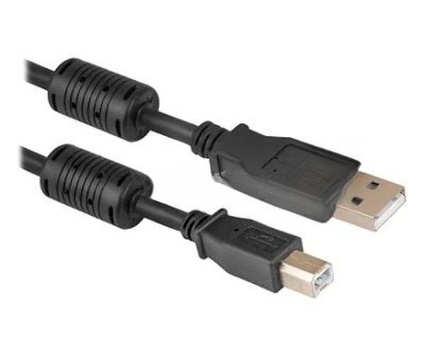 Кабель Defender USB04-06 PRO Кабель USB 2.0 для соед. 1.8м AM/BM, зол.конт, 2фер.фил.