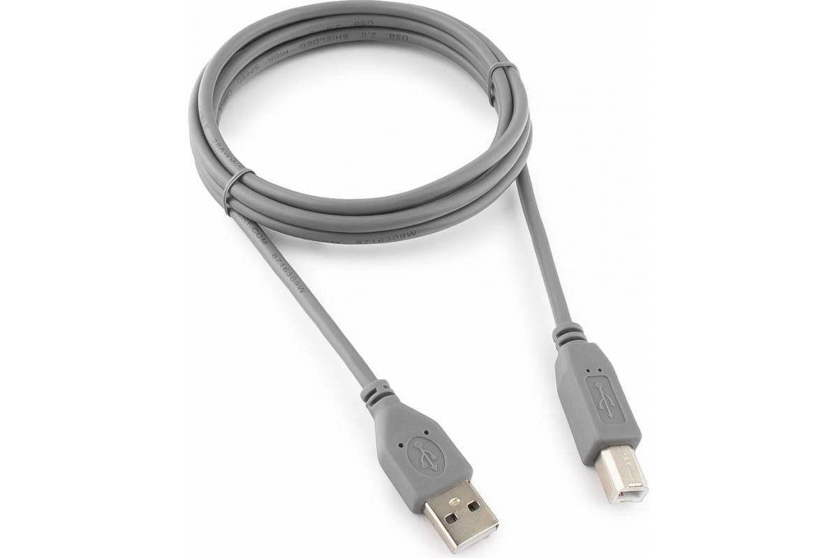 Кабель Gembird USB 2.0 PRO для соед. 1.8м AM/BM позол. контакты, пакет
