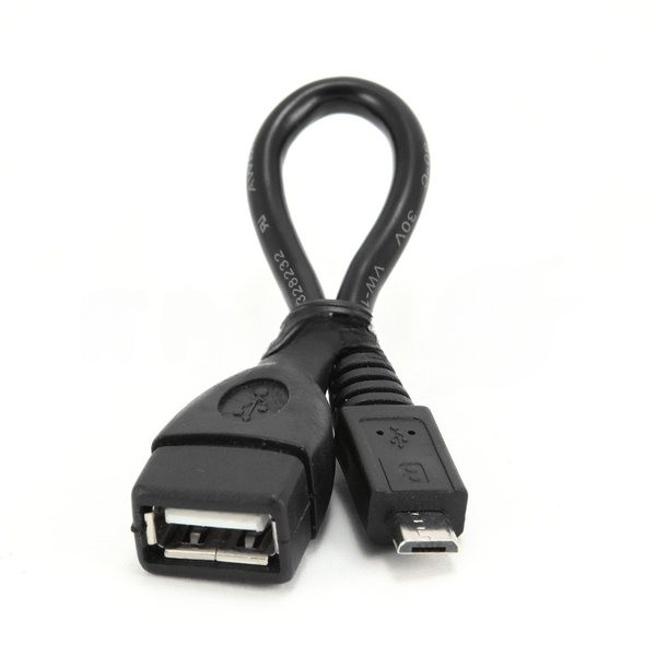 Кабель Gembird/Cablexpert AF/MicroBM, USB 2.0 OTG, 0.15м, пакет