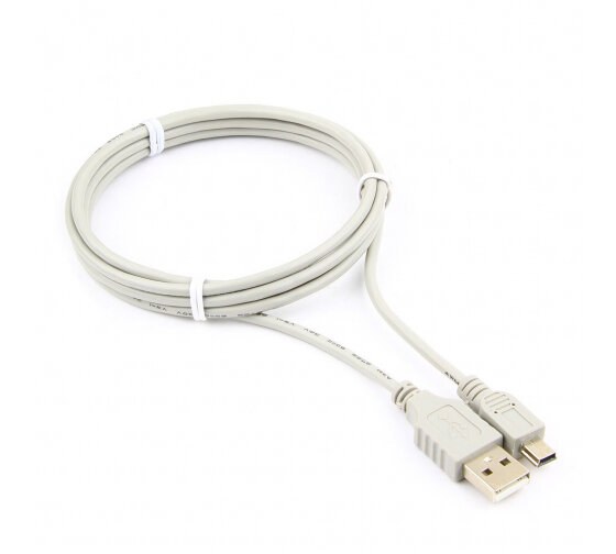 Кабель Gembird PRO USB 2.0 для соед. 1.8м А-miniB (5 pin) позол.конт., фер.кол.