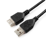 Кабель Gembird PRO USB 2.0 удлинительный 4.5м AM/AF позол.конт., фер.кол., пакет