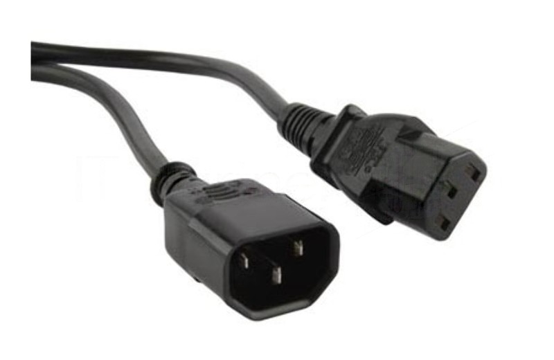 Кабель питания монитор-компьютер IEC 320 C13 - IEC 320 C14 (3x0.75) 1.8м