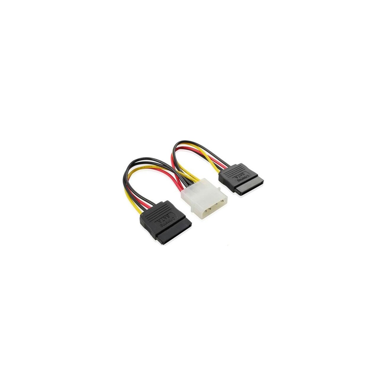Кабель Gembird/Cablexpert SATA интерфейсный (48 см) 7pin/7pin и питания (15 см) 4pin/15pin