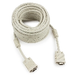 Кабель Gembird/Cablexpert VGA Premium,15M/15M,15м, тройн. экран,феррит. кольца,пакет