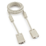 Кабель Gembird удлинитель VGA Premium,1.8м,15M/15F,тройн. экран,феррит. кольца,пакет
