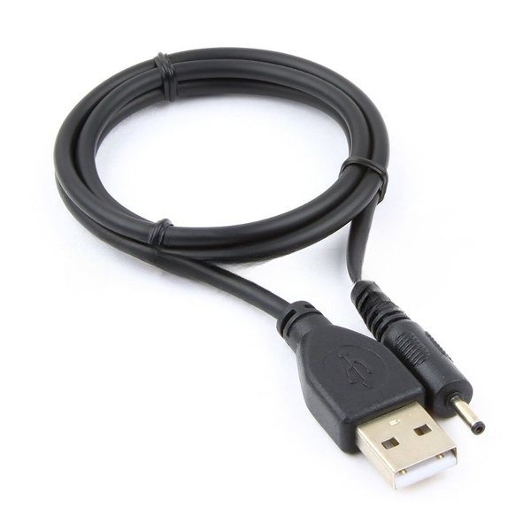 Кабель Gembird/Cablexpert AM/DC 2,5мм 5V 2A (для планшетов Android), 0.7м, экран, черный, пакет