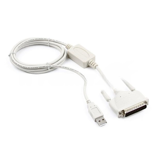 Переходник Gembird Переходник с USB DB25M/AM 1.8m блистер