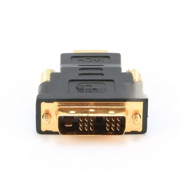 Адаптер (переходник) Gembird HDMI-DVI A-HDMI-DVI-1, 19M/19M, золотые разъемы, пакет