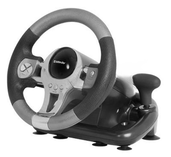 Игровой руль Defender FORSAGE 12 кн+2перекл.+1перекл. 8-ми позиц., USB