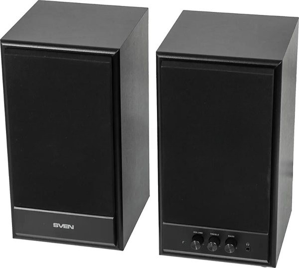 Акустическая система SVEN SPS-702 2.0 черный 40Вт