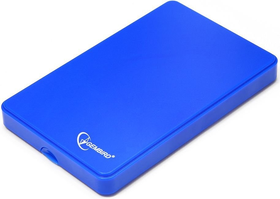 Контейнер для HDD Gembird EE2-U2S-40P-B Внешний корпус 2.5" EE2-U2S-40P-B, синий, USB 2.0, SATA, пластик