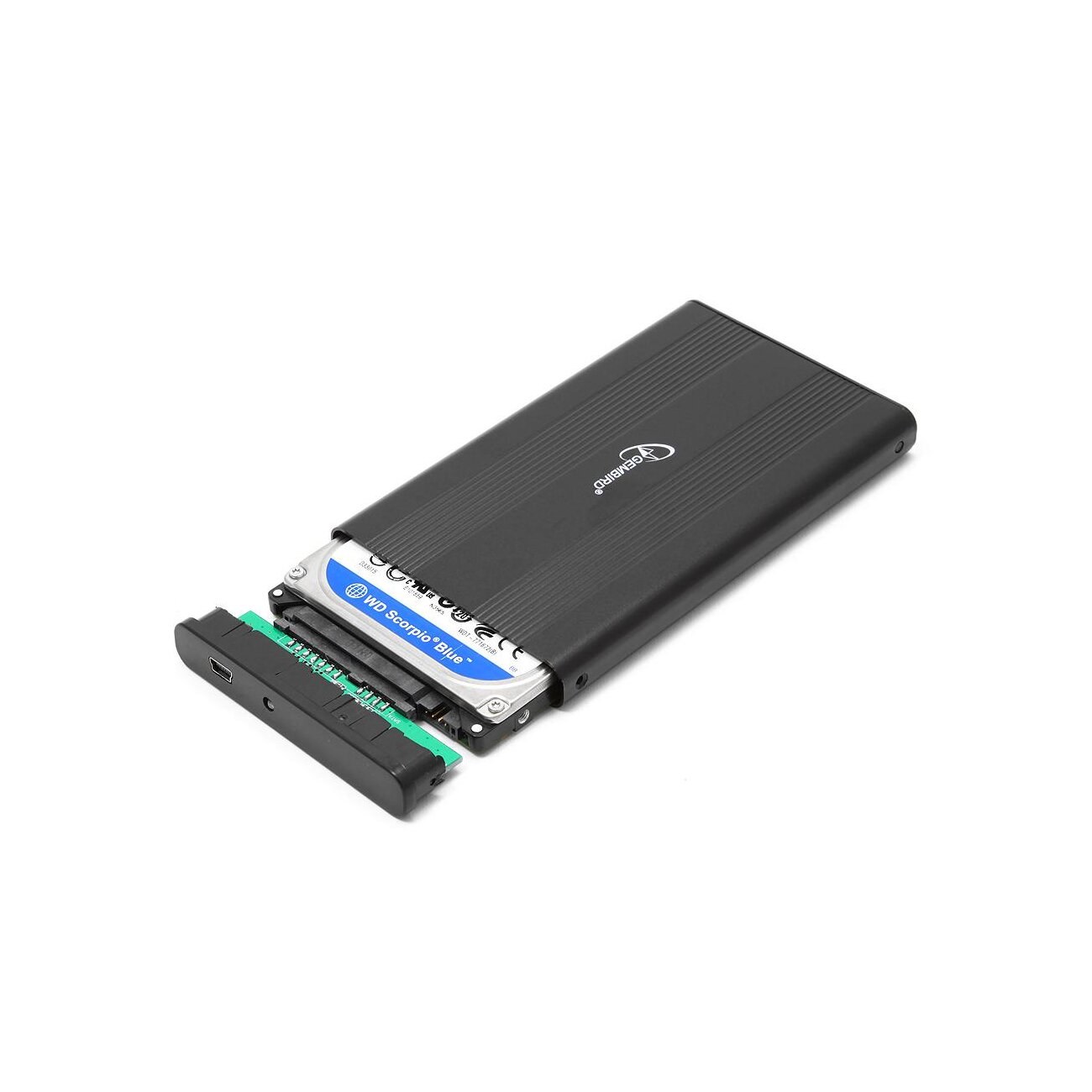 Внешний корпус для HDD Gembird EE2-U2S-5 2.5" EE2-U2S-5, черный, USB 2.0, SATA