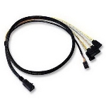 Кабель ACD-SFF8643-SATASB-10M, INT SFF8643-to-4*SATA+SB (MiniSAS HD -to- 4*SATA+SideBand internal cable) 100 см