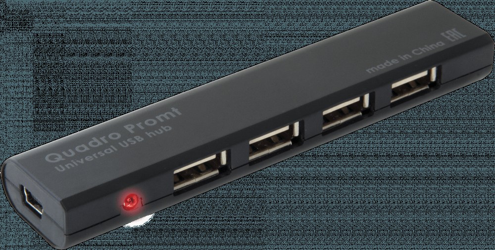 Концентратор USB Defender Quadro Promt, USB 2.0, USB, USB
